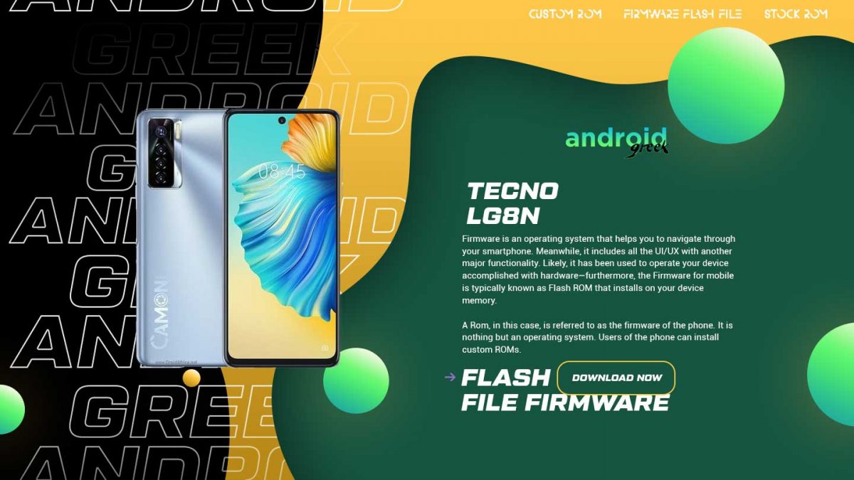 Download Tecno Pova 4 Pro LG8n Flash File Firmware | Software Update