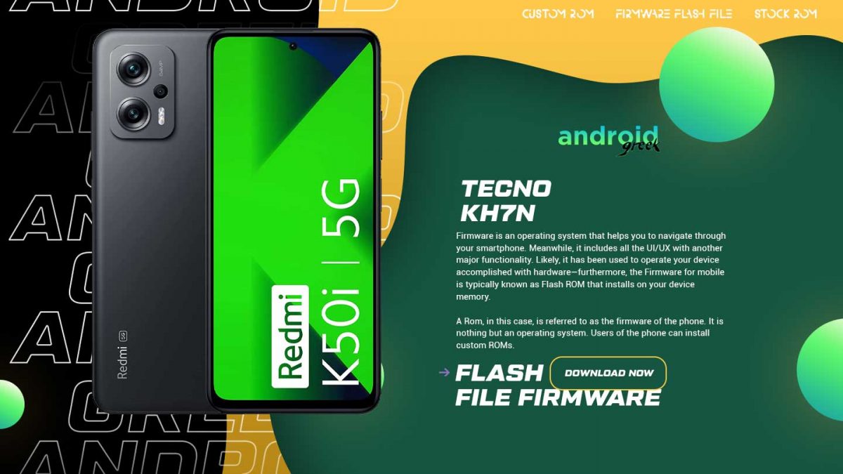 Download Xiaomi Redmi K50i Flash File Firmware | Software Update