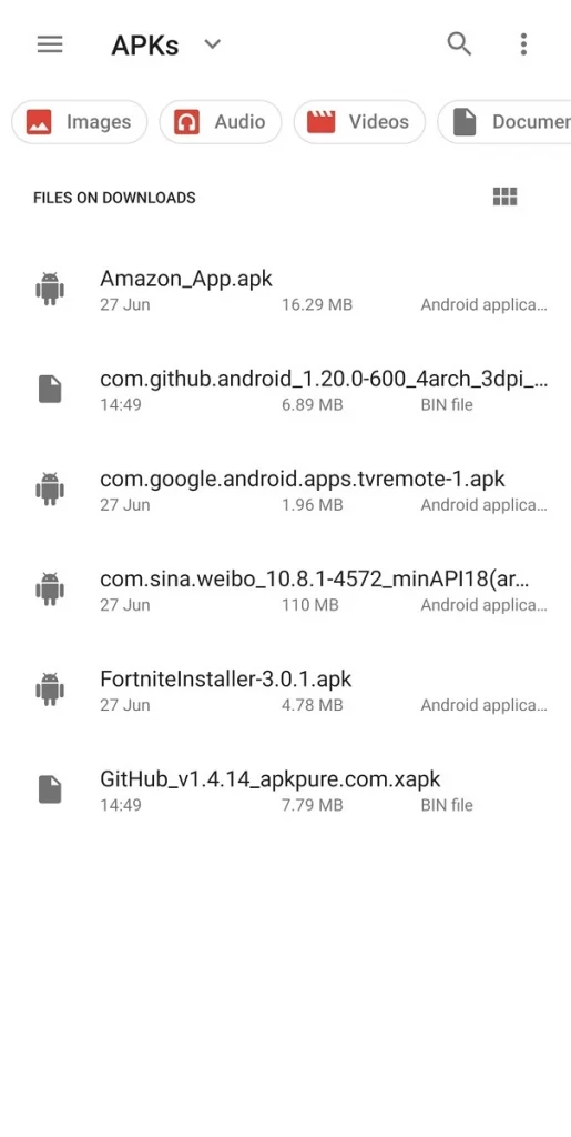 sideload Android Apps