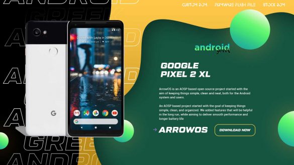 Download Android 13 ArrowOS 13.0 for Google Pixel 2 XL (taimen)
