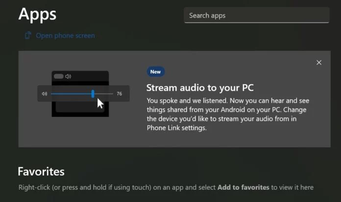 Stream music on your Windows PC from the Android