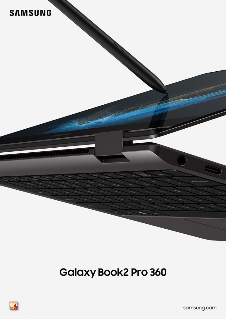 Samsung Launches Galaxy Book2 Pro 360 with Snapdragon 8cx Gen 3