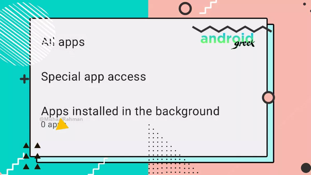 Android 14 will allow you to uninstall bloatware from apps installed in the background settings.