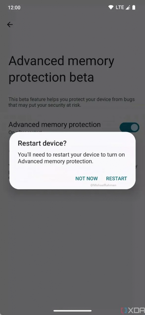 Android 14 will help to protect your device from Memory Safety bugs with Advanced Memory Protection