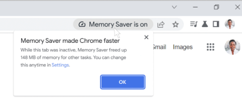 Google Chrome brings performance mode like Edge's.