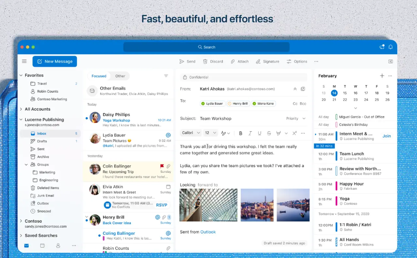 Download Outlook on Mac for Free with All New Features, but Windows Users Need Microsoft 365