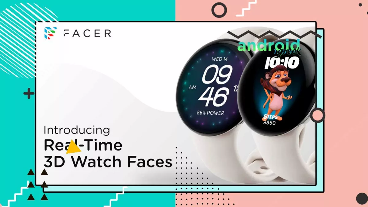 Facer 7.0 has been updated with a 3D watch face for WearOS, compatible with Samsung Galaxy Watch 4/5, the Pixel Watch, and Fossil Gen 6.