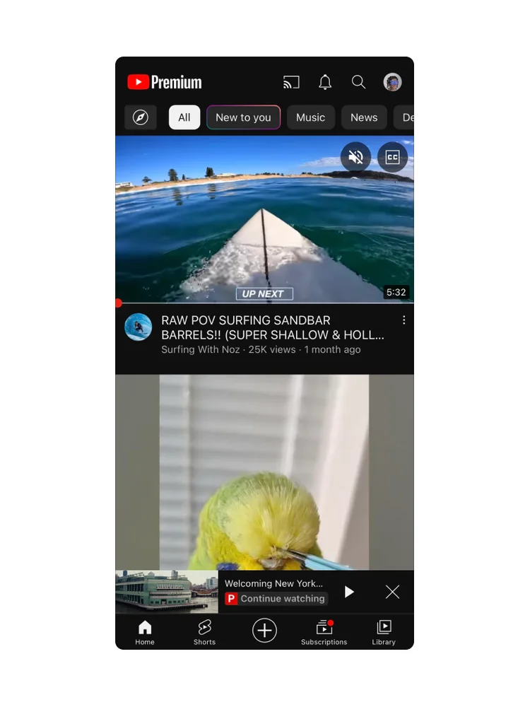 YouTube launched SharePlay, Enhanced 1080p video, smart downloads and more on iPhone/Android for Subscribers.
