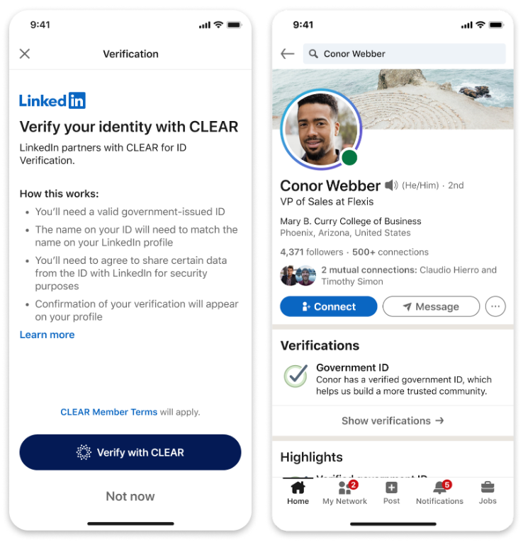 LinkedIn Launches Profile Verification Badges Free for All