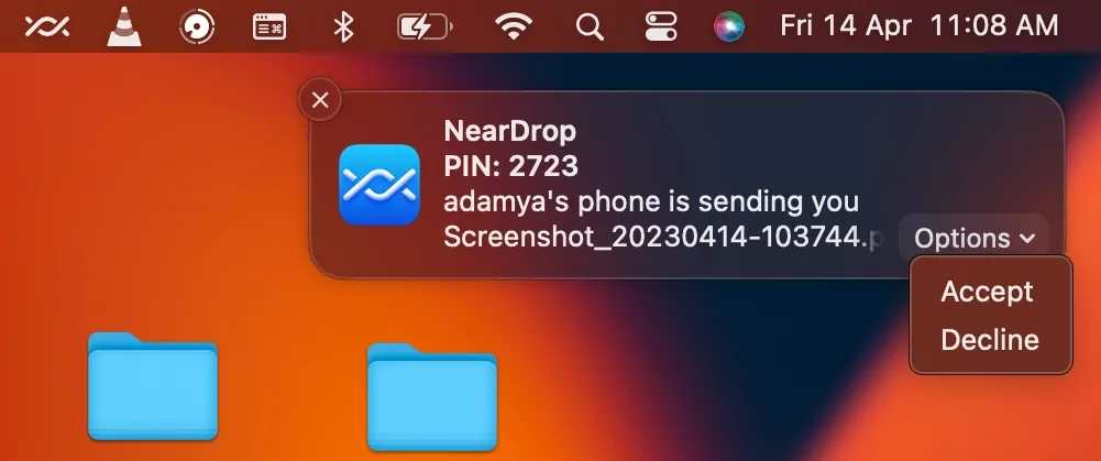 NearDrop: Google Nearby Share for macOS to Share Files Between Android and Mac