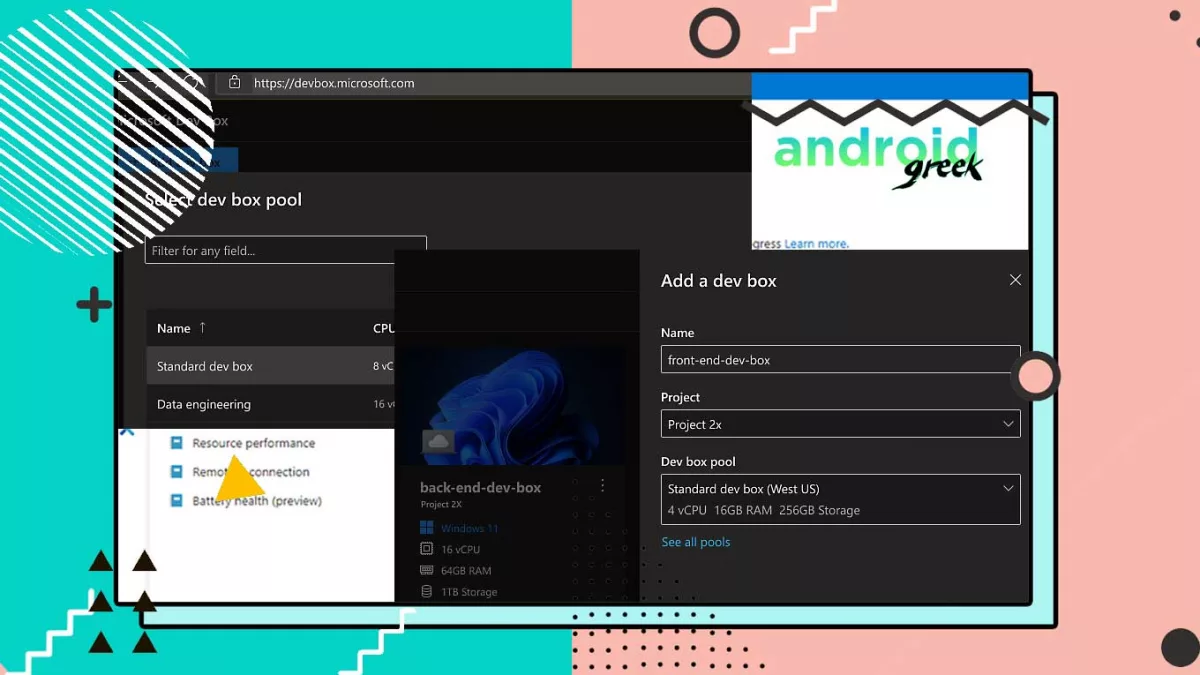 Microsoft announced Azure Content Safety, Fabric, Dev Home, and Dev Box for developers.