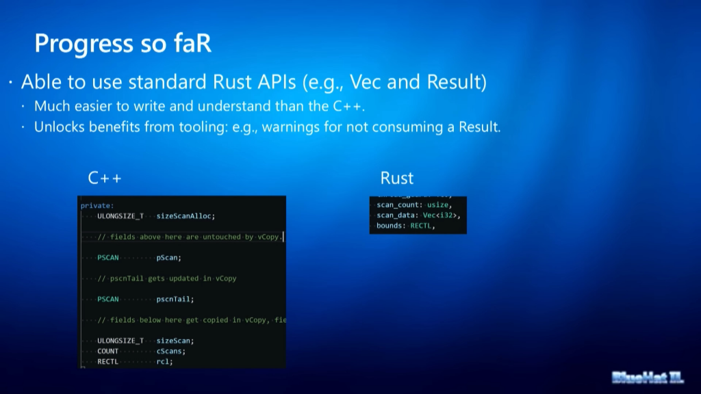 Microsoft will use Rust programming language in Windows 11 code kernel to improve efficiency and safety.