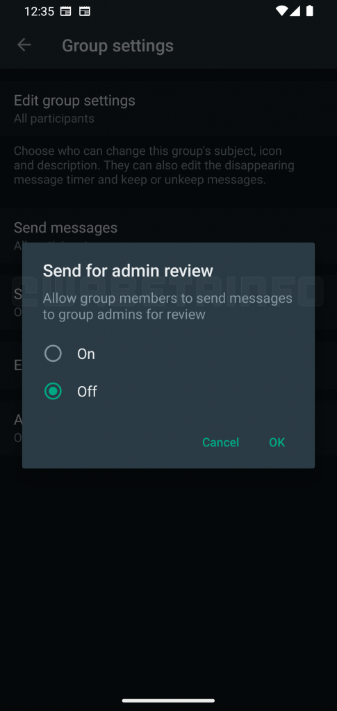 WhatsApp is testing a feature that lets users join the beta program for the web client and report messages to group admins.