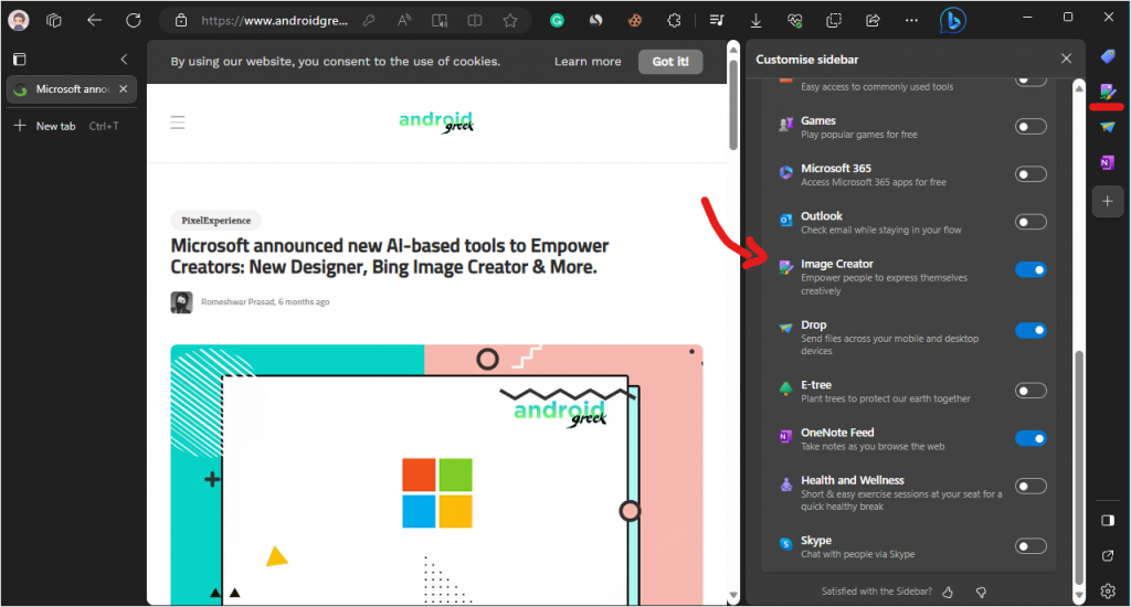 How to install and use the Microsoft Designer feature with the DALL-E model as Bing Image Creator app on Windows 11.