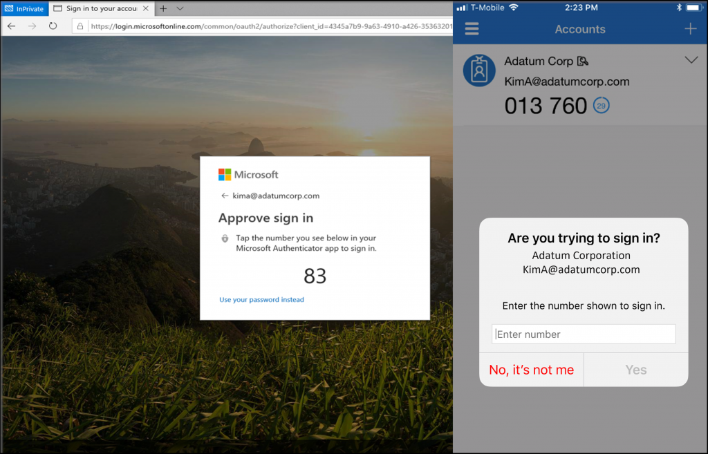 Microsoft Authenticator's number matching feature for MFA push notifications is now available to fight MFA fatigue attacks