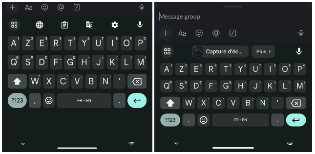 Gboard experiment with Resize shortcut to make it easier to adjust the height of Keyboard [Preview].