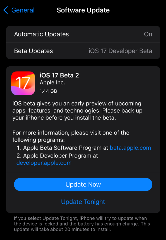 Here's what's new iOS 17 Developer Beta for developers and the public: bug fixes, changes, and improvements.