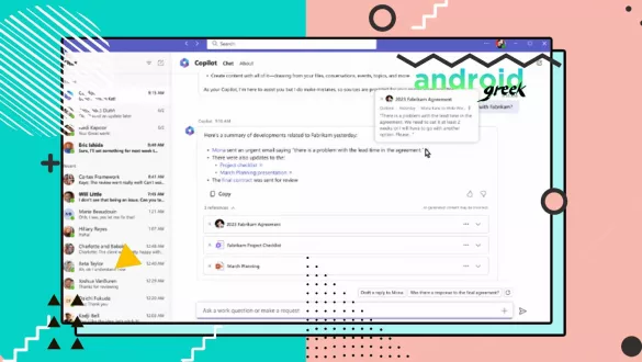 Microsoft Teams' phone and chat now have Copilot in early access.