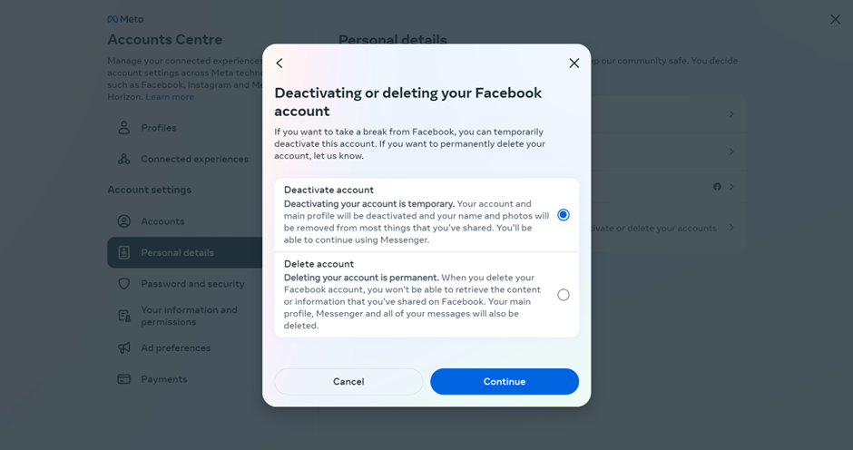 How to Deactivating & Deleting Your Facebook Account