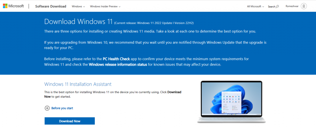 How to install Windows 11 Update