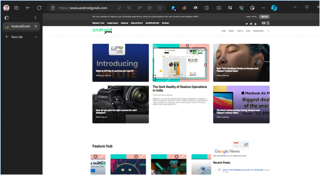 How to enable Mica Material in Edge Browser