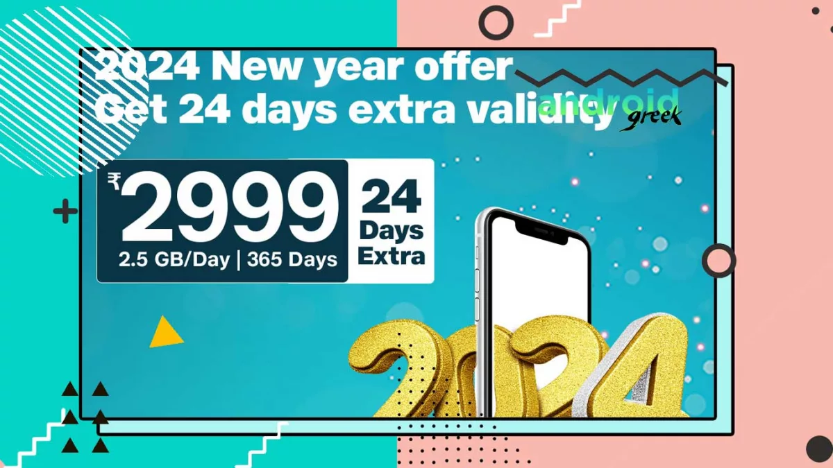 Jio Happy New Year 2024 recharge plan with extra validity