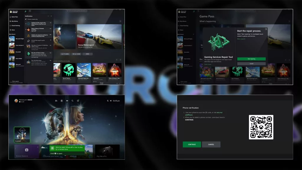 Xbox App Compact Mode for Windows Portal Devices